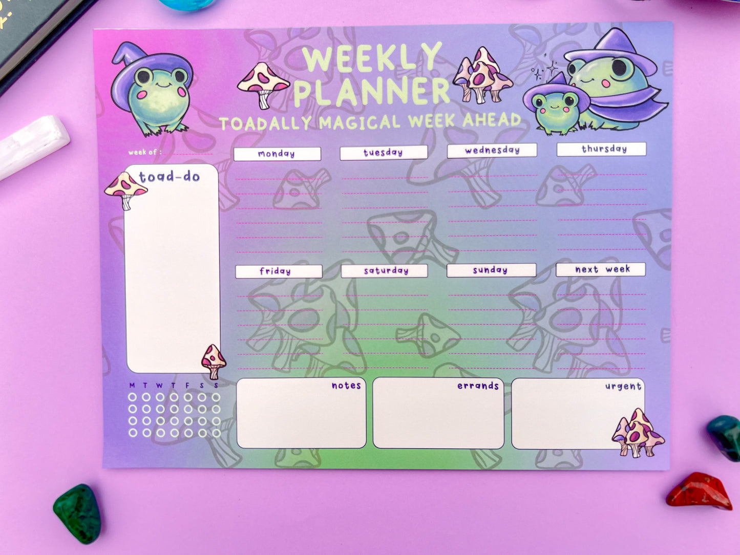 Hocus Croakus Weekly Planner by Meldoodles