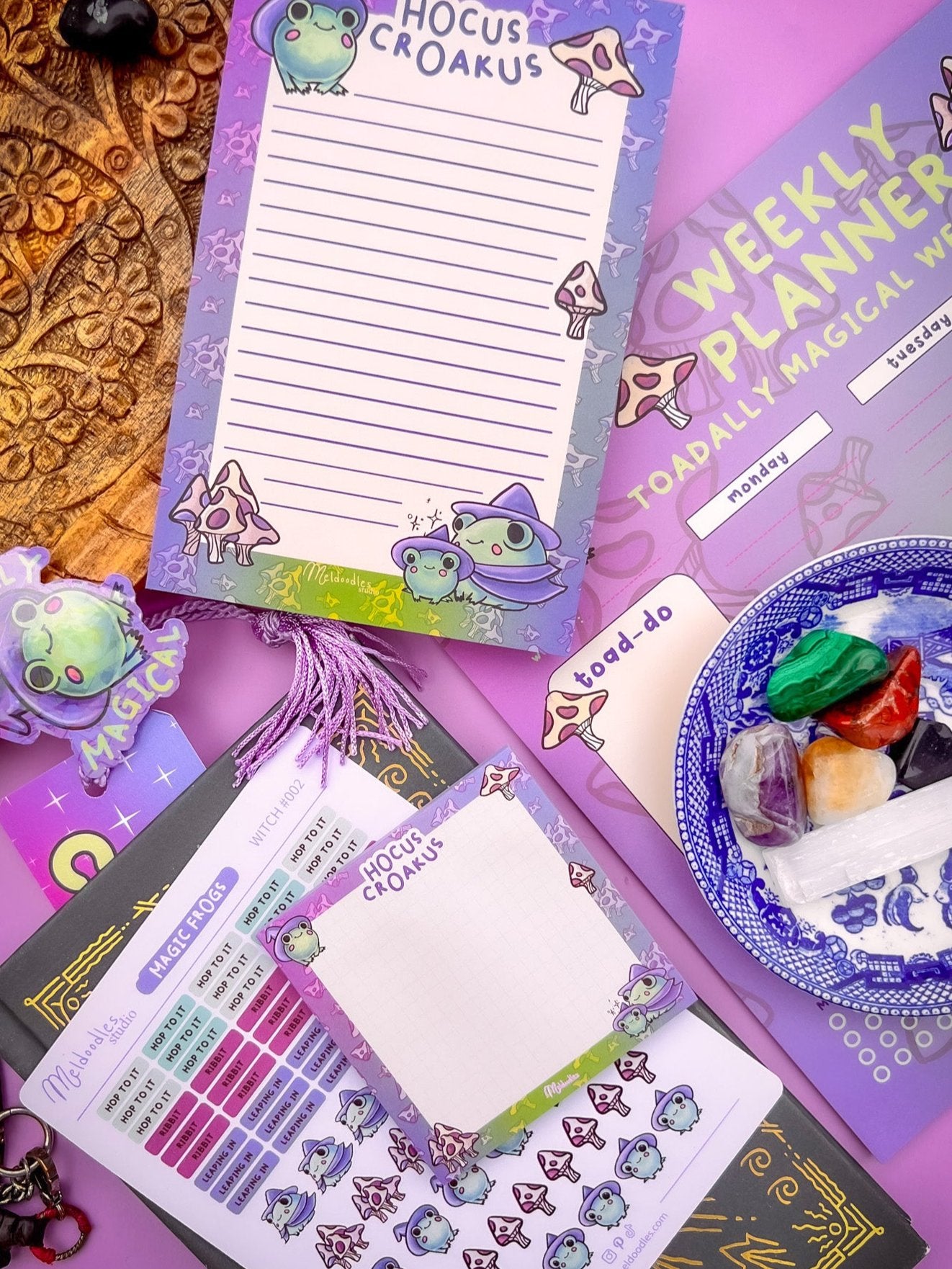 Hocus Croakus Large Stationery Gift Set By Meldoodles