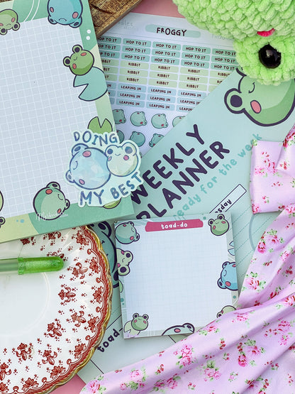 Froggy Large Stationery Gift Set By Meldoodles