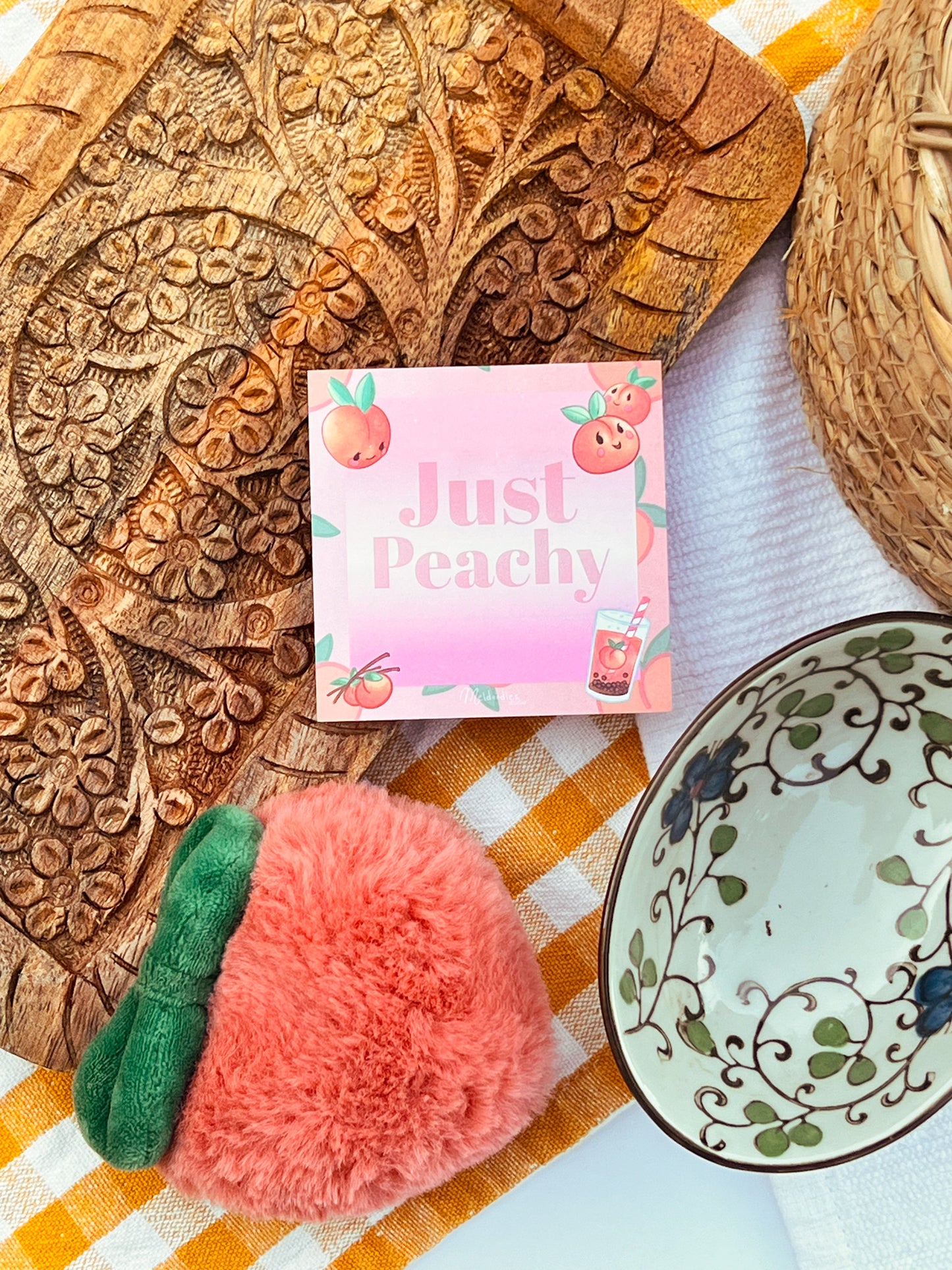 Just Peachy Large Stationery Gift Set By Meldoodles