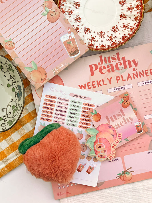 Just Peachy Large Stationery Gift Set By Meldoodles