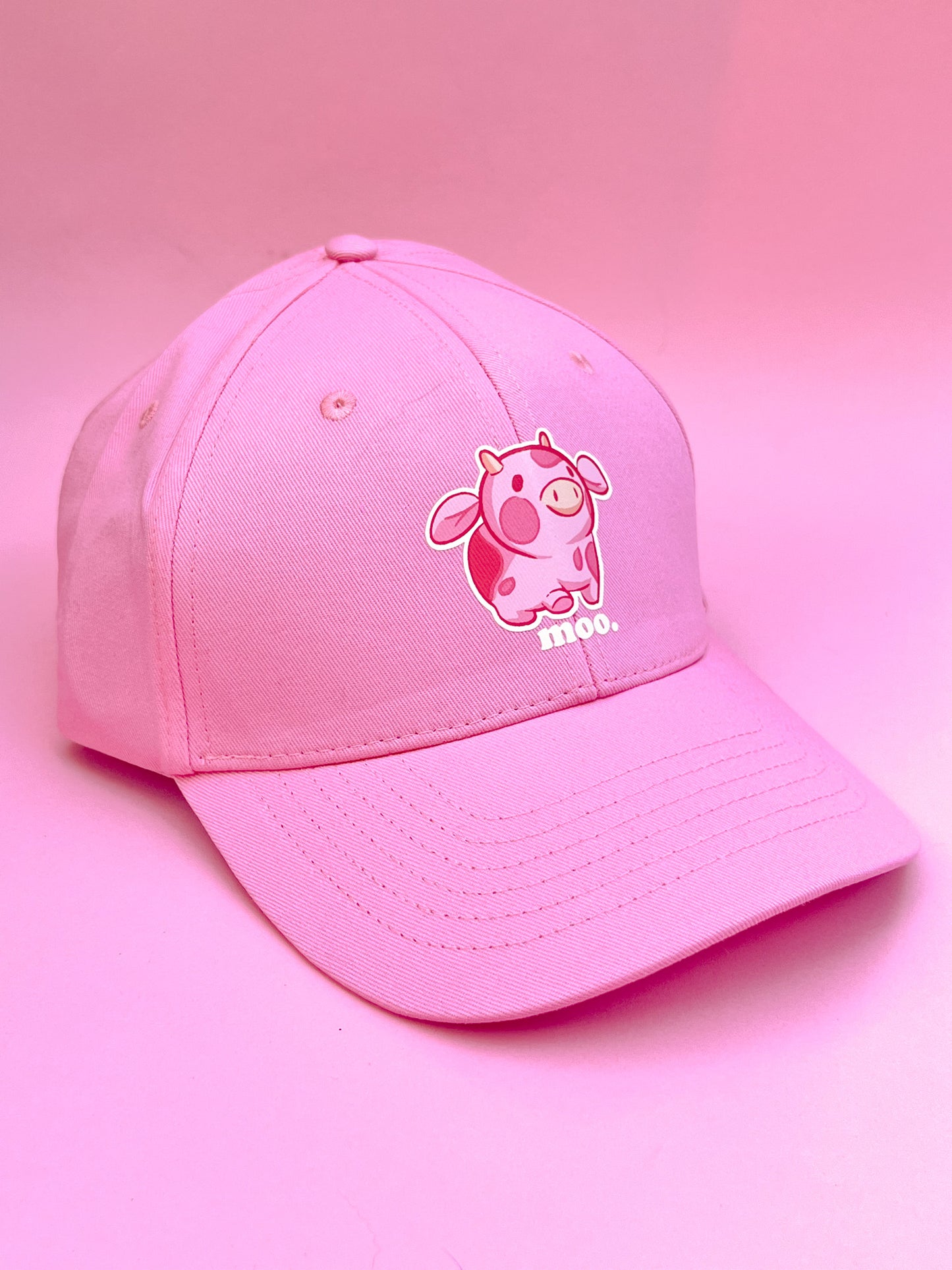 Strawberry Cow Dad Caps