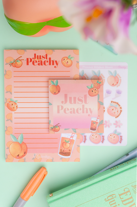 Just Peachy Small Stationery Gift Set