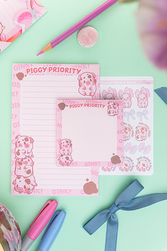 Lil Piggies Small Stationery Gift Set