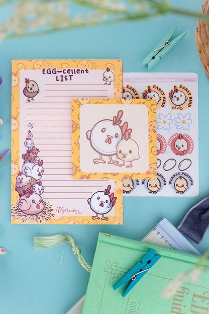 Chicken Small Stationery Gift Set