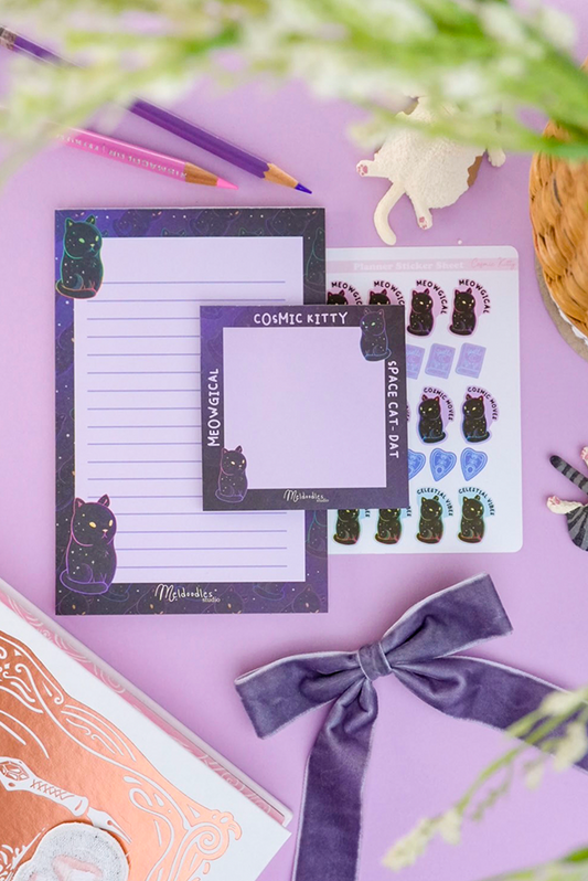 Cosmic Kitty Small Stationery Gift Set