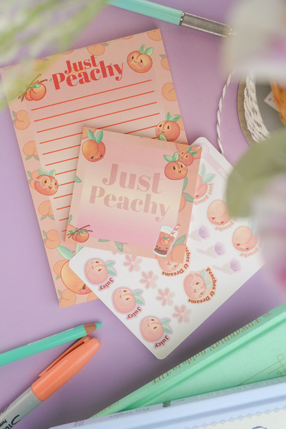 Just Peachy Small Stationery Gift Set