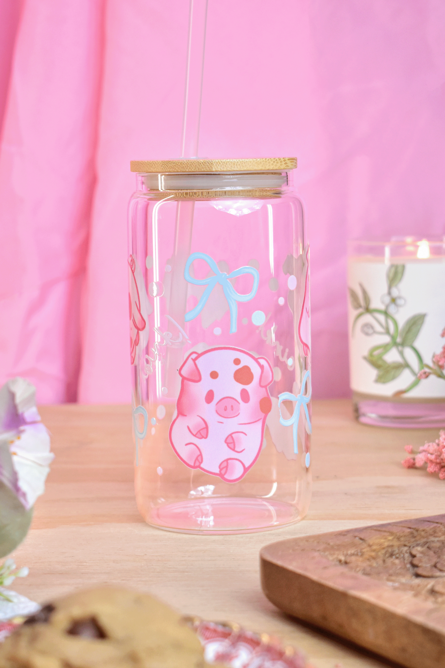 Piggies Glass Tumbler