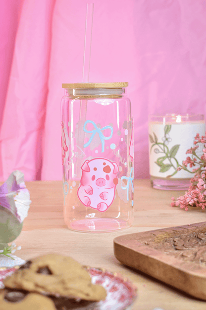 Piggies Glass Tumbler