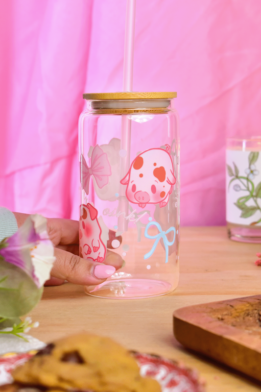 Piggies Glass Tumbler