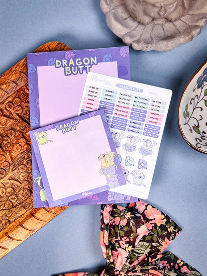 Dragon Butt Small Stationery Gift Set