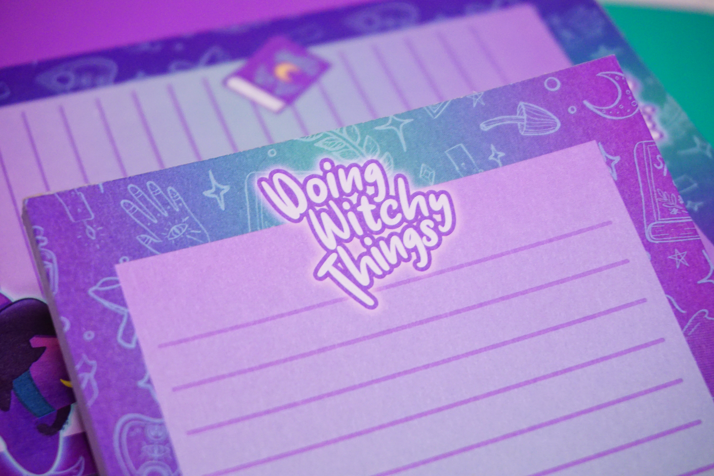 Doing Witchy Things Notepad By Meldoodles