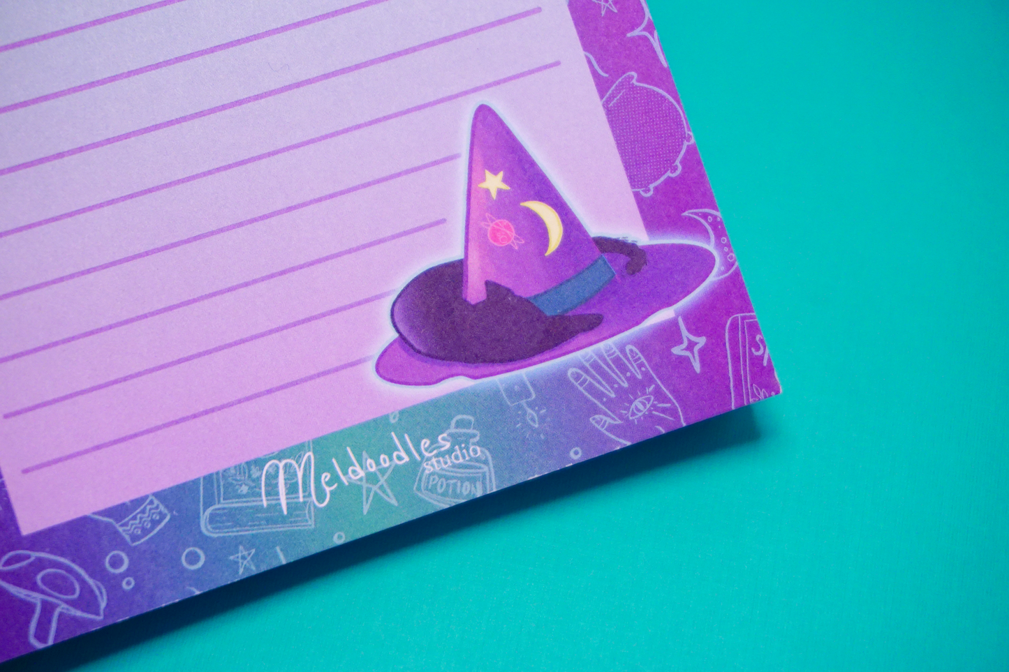 Doing Witchy Things Notepad By Meldoodles