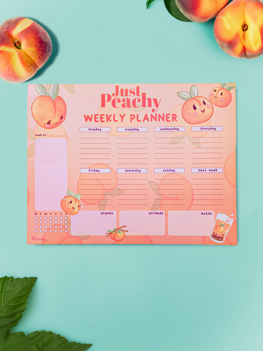 Just Peachy Weekly Planner by Meldoodles